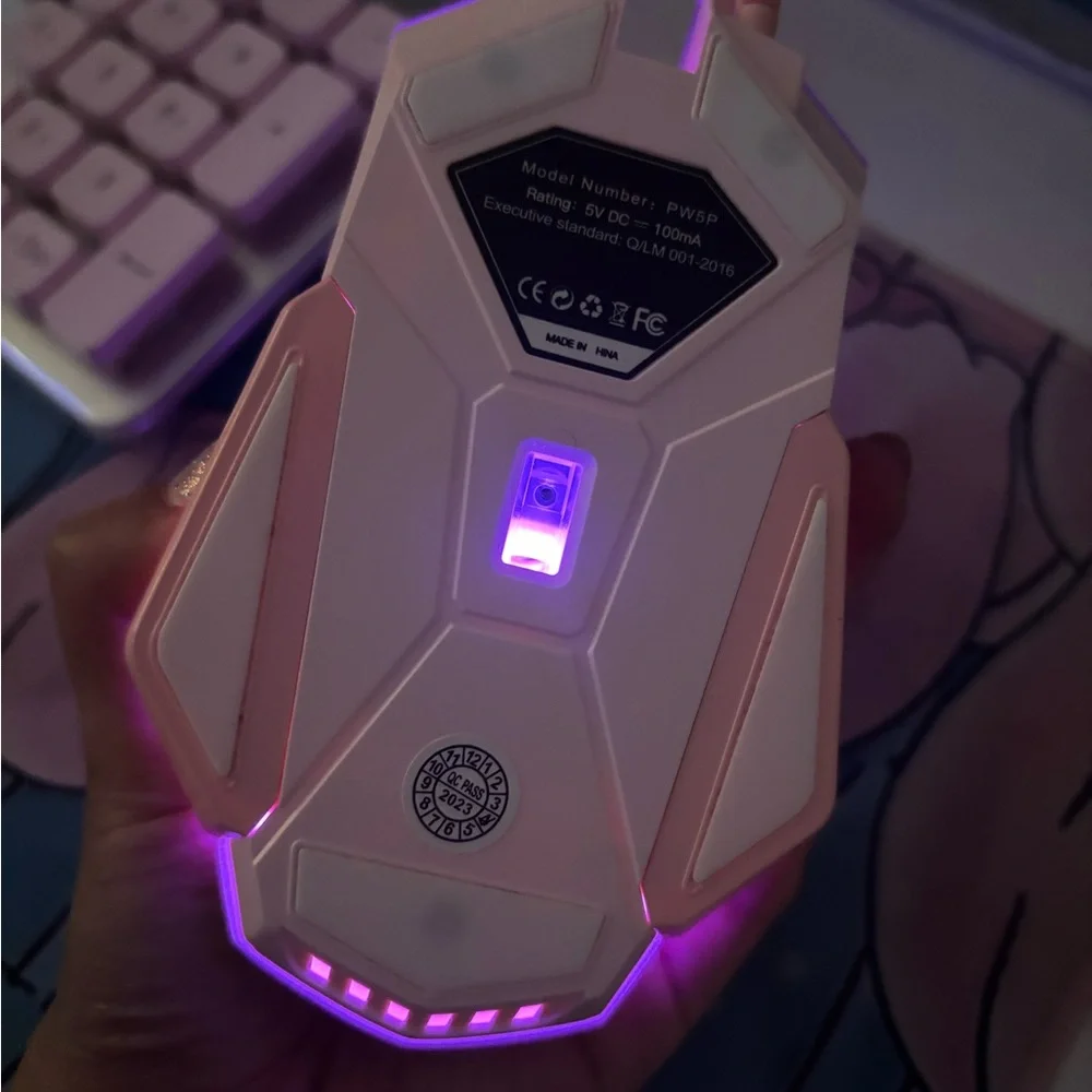 Futuristic Gaming Mouse with LED Lights